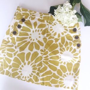 J CREW NWOT Floral Sunburst Skirt